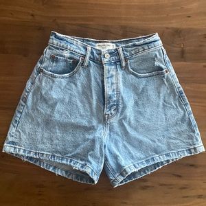 Abercrombie High Rise Dad Shorts